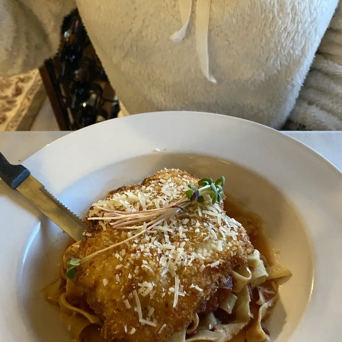 Local Shoemaker Ranch Bison Lasagna