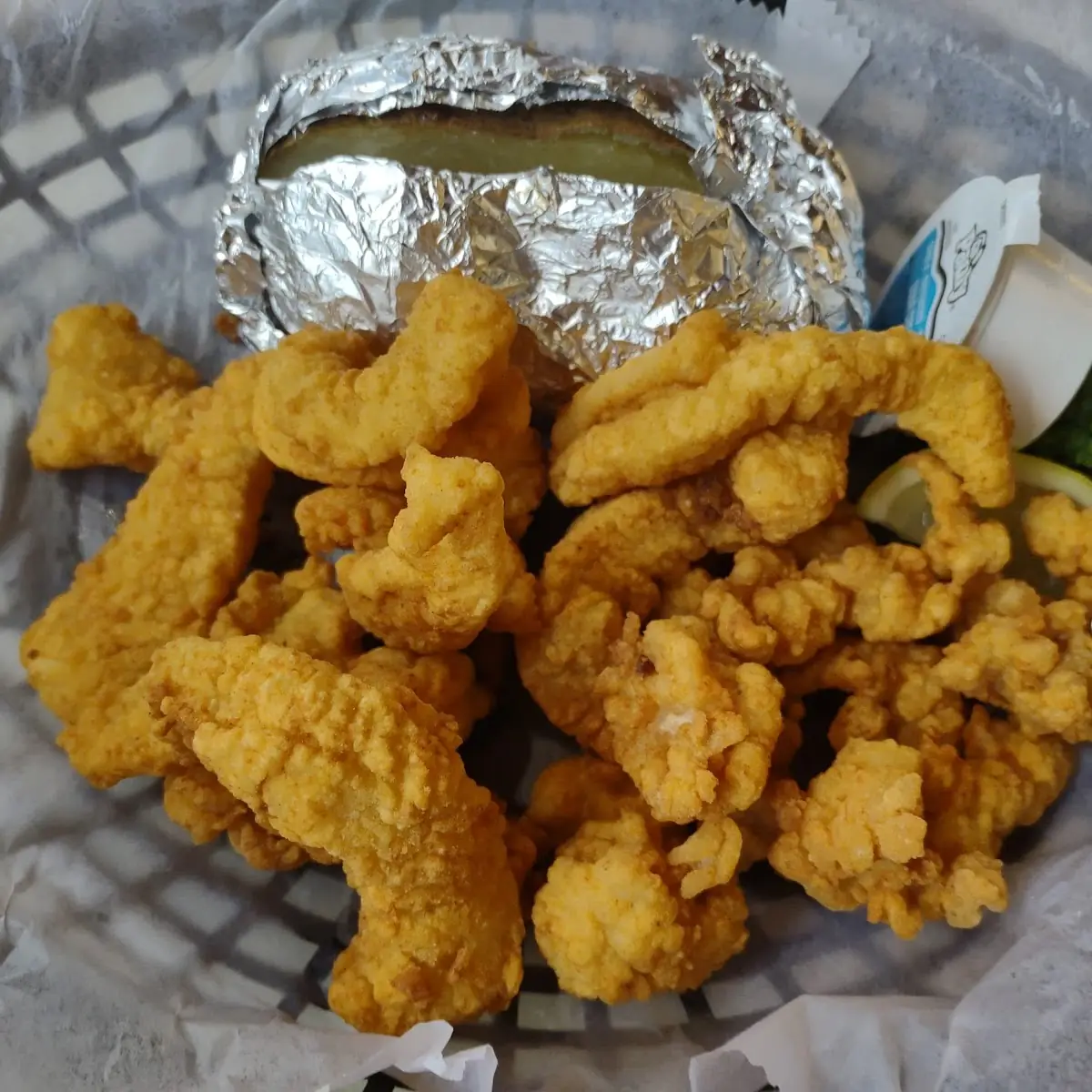 Catfish Fingers and Gator Bites
