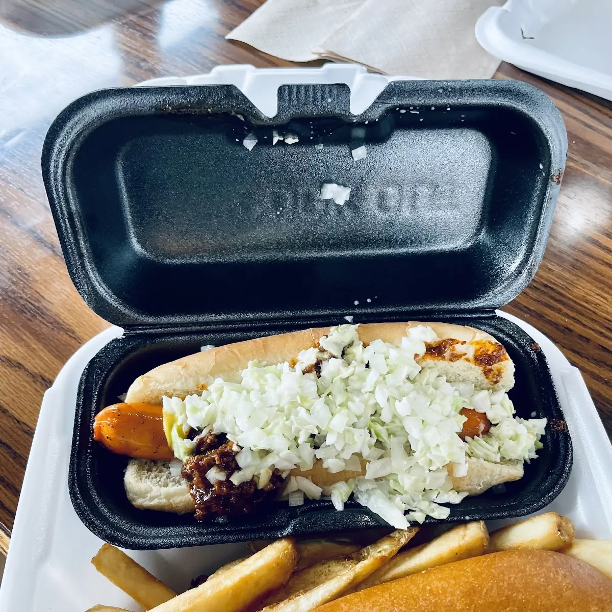 Cook Out Style Hot Dog