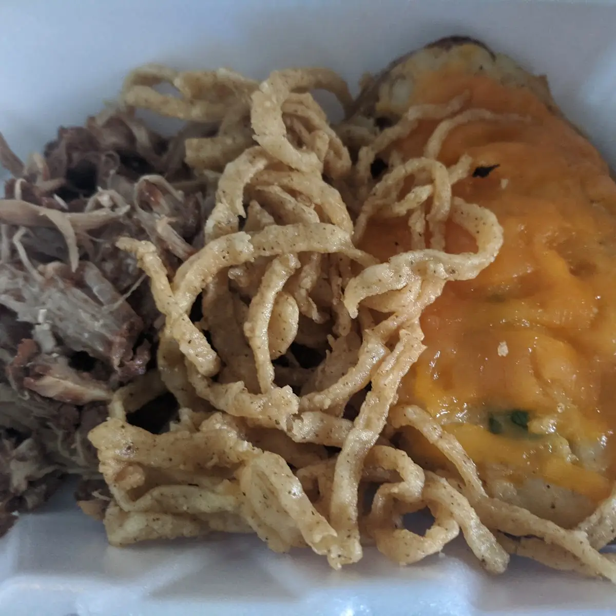 Pulled Pork Stuffed Potato Onion Rings