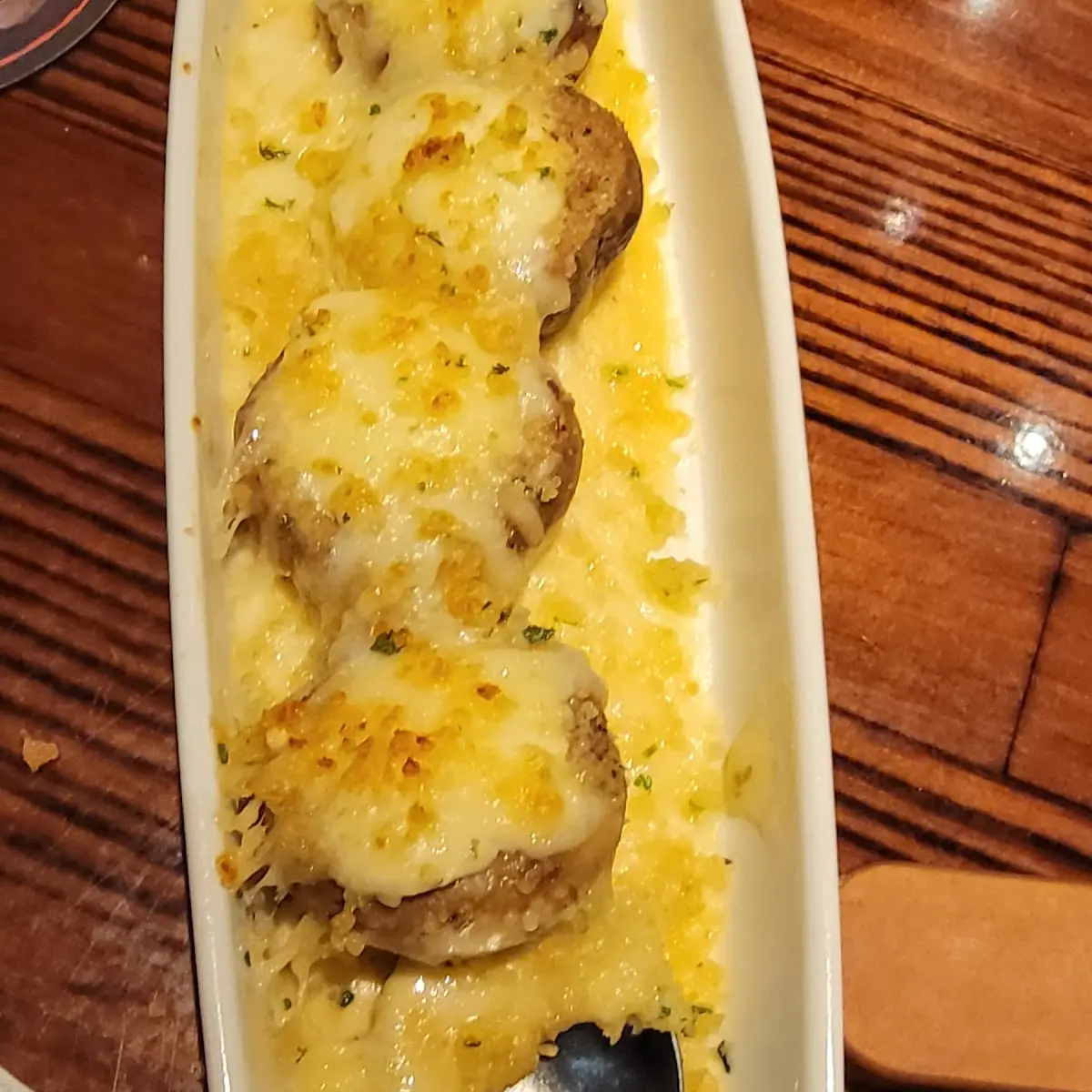 White Cheddar Stuffed Mushrooms