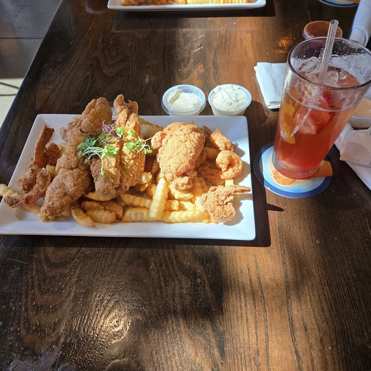 Catfish & Shrimp Basket
