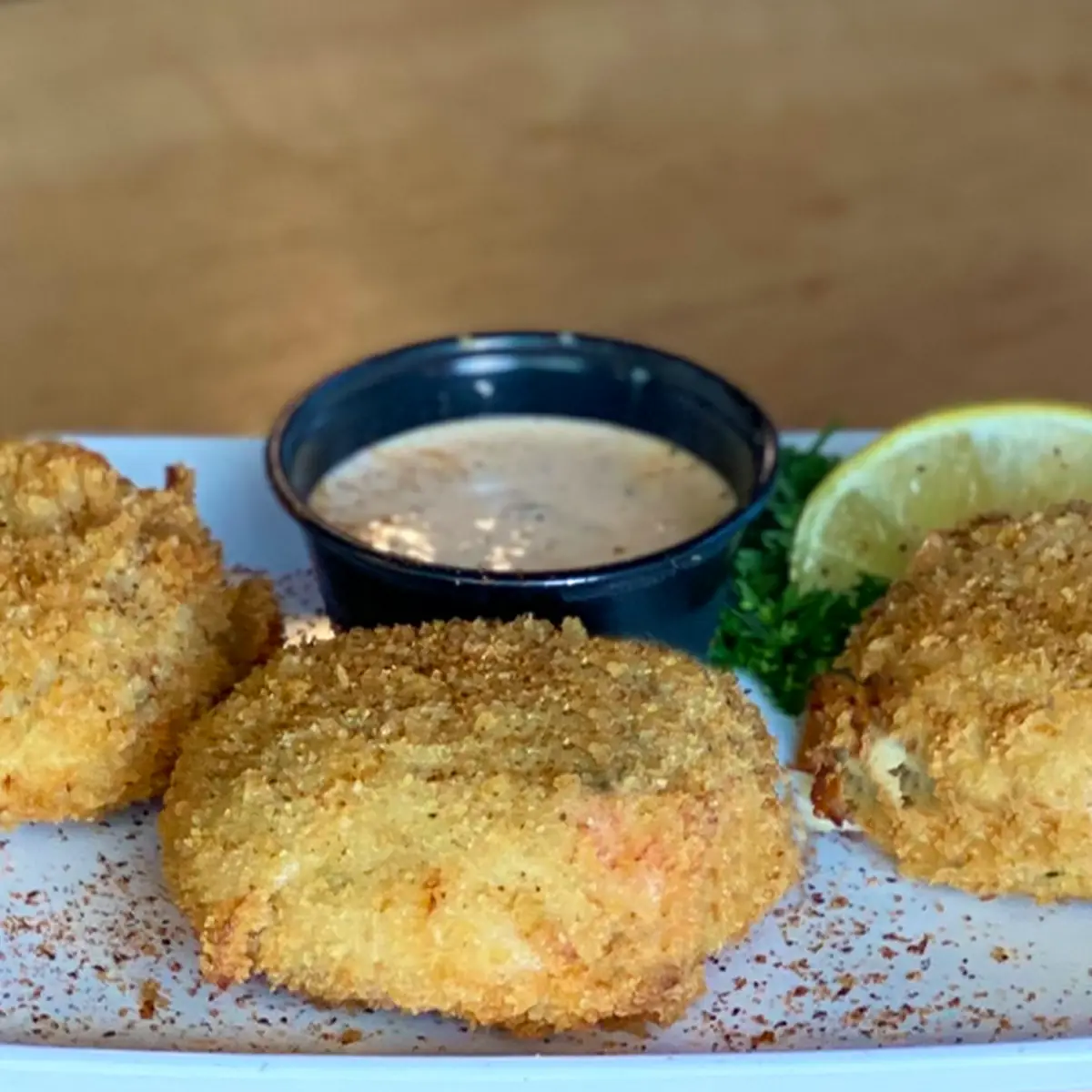 Coconut Shrimp & Hushpuppies