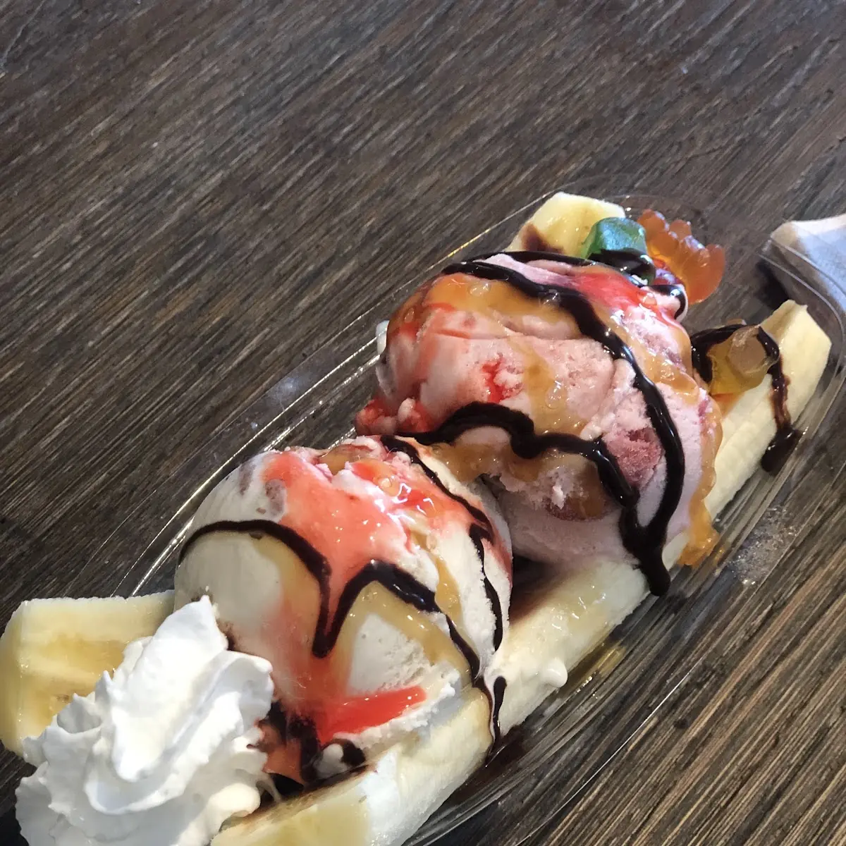 Classic Banana Split Three Scoops