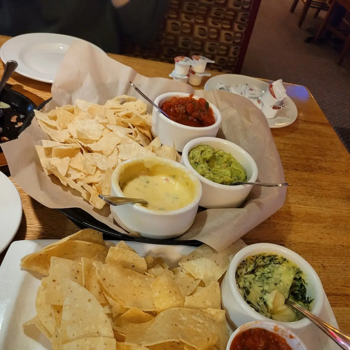Triple Delight and Spinach and Artichoke Dip