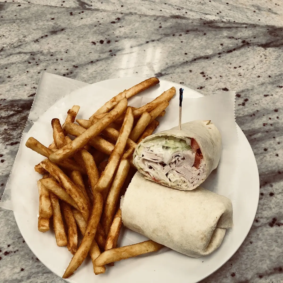 Roast Beef Club Grilled Chicken Wrap