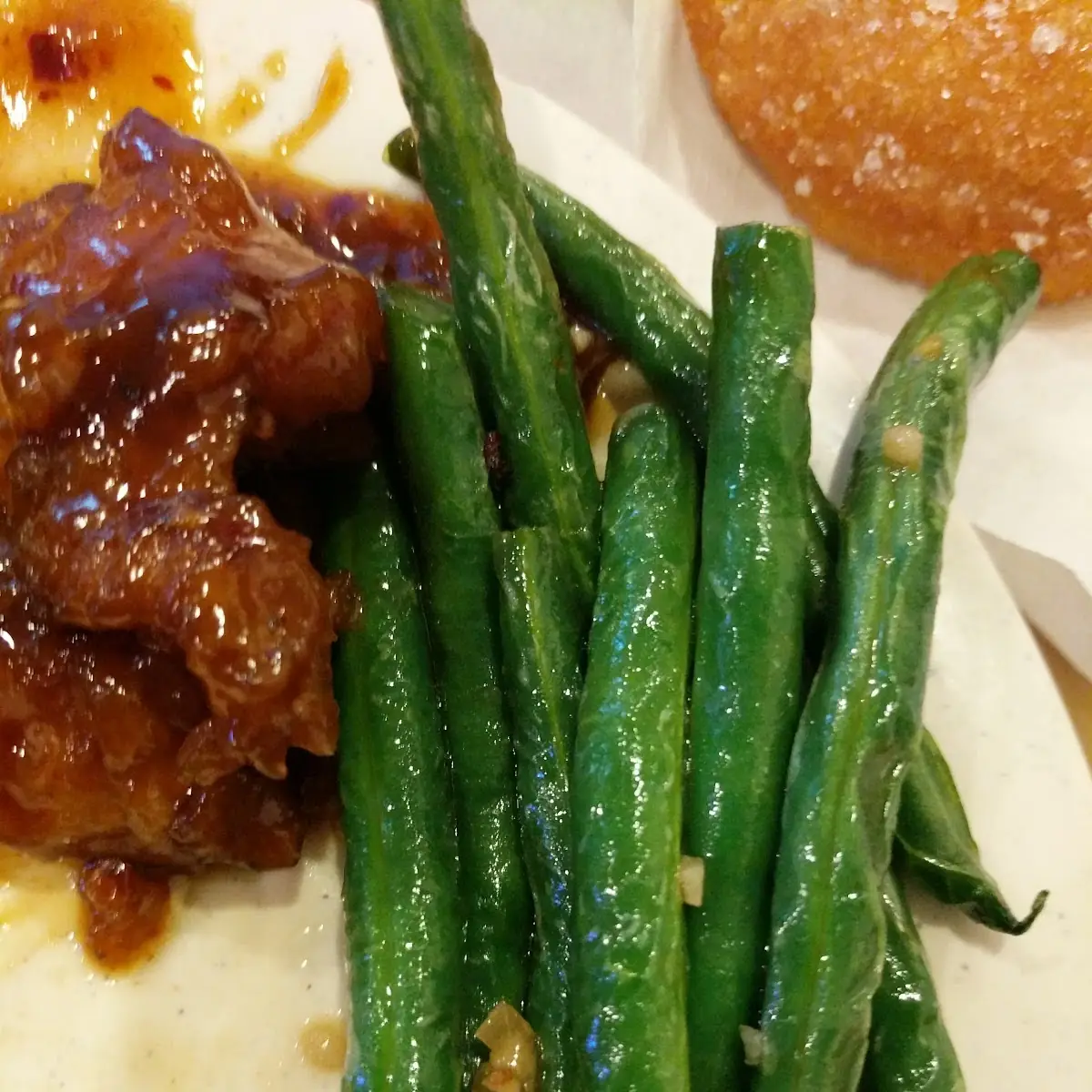 General TSO's Chicken with Green Beans