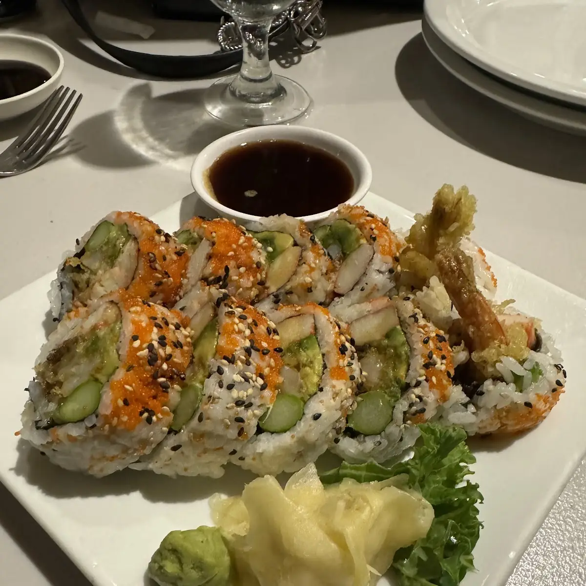 Sushi Roll with Shrimp Tempura