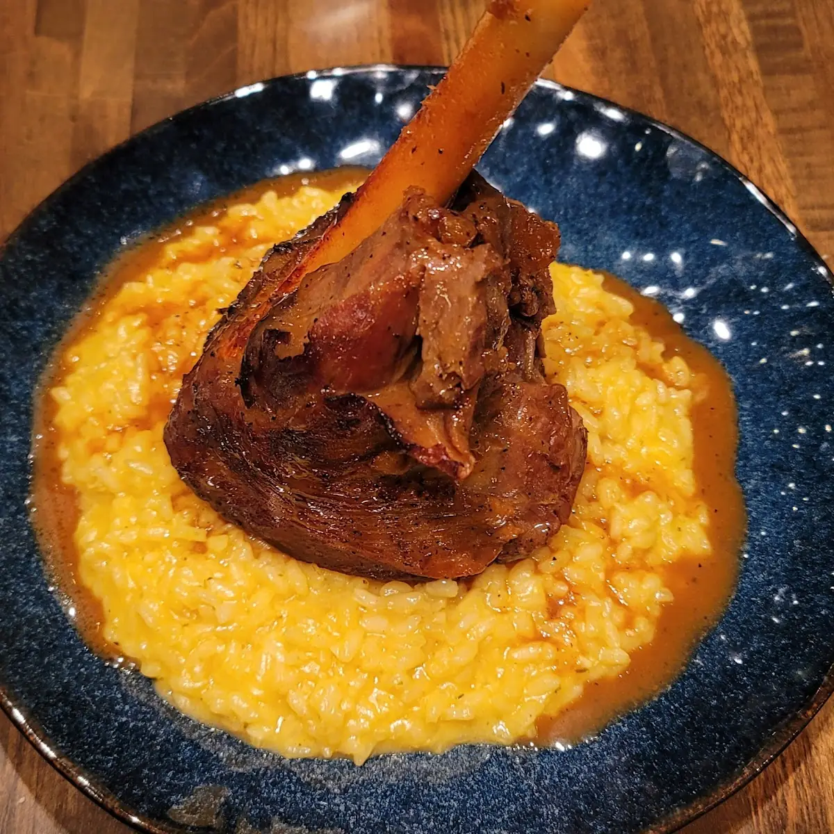 Lamb Shank with Risotto