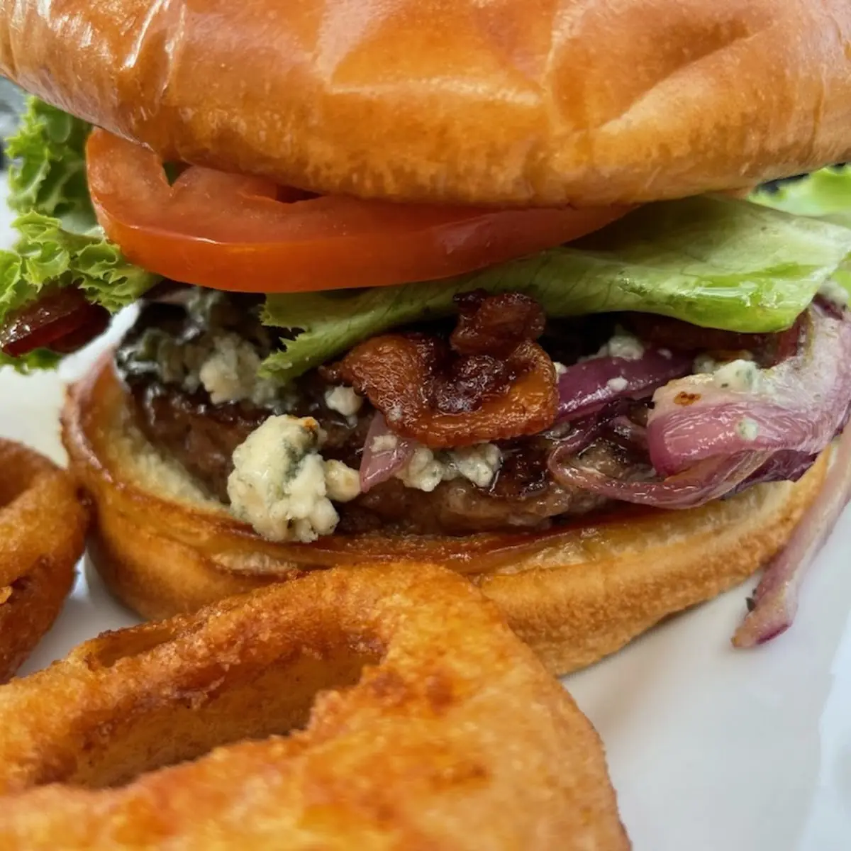Edge Burger and Rings