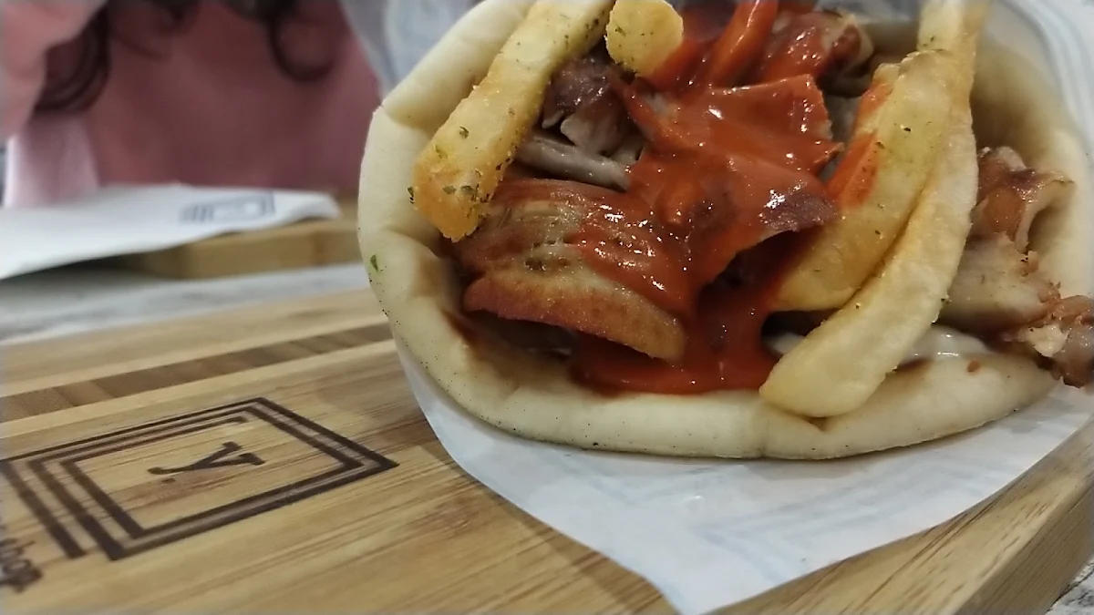 Chicken Gyro Wrap, The Yiros Shop - Newmarket