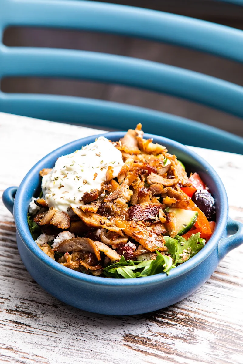 Pulled Beef Salad 1856 KJ, The Yiros Shop - Newmarket