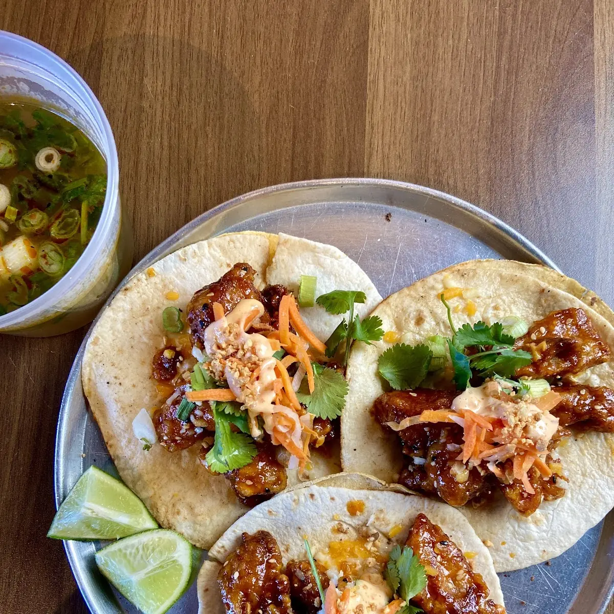 Korean Chicken Tacos