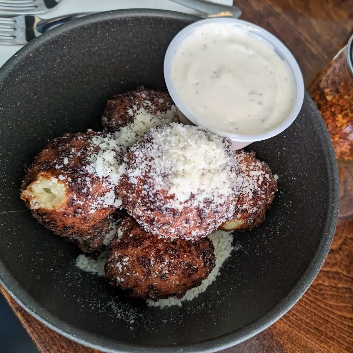 Garlic Cheese Bread Donuts