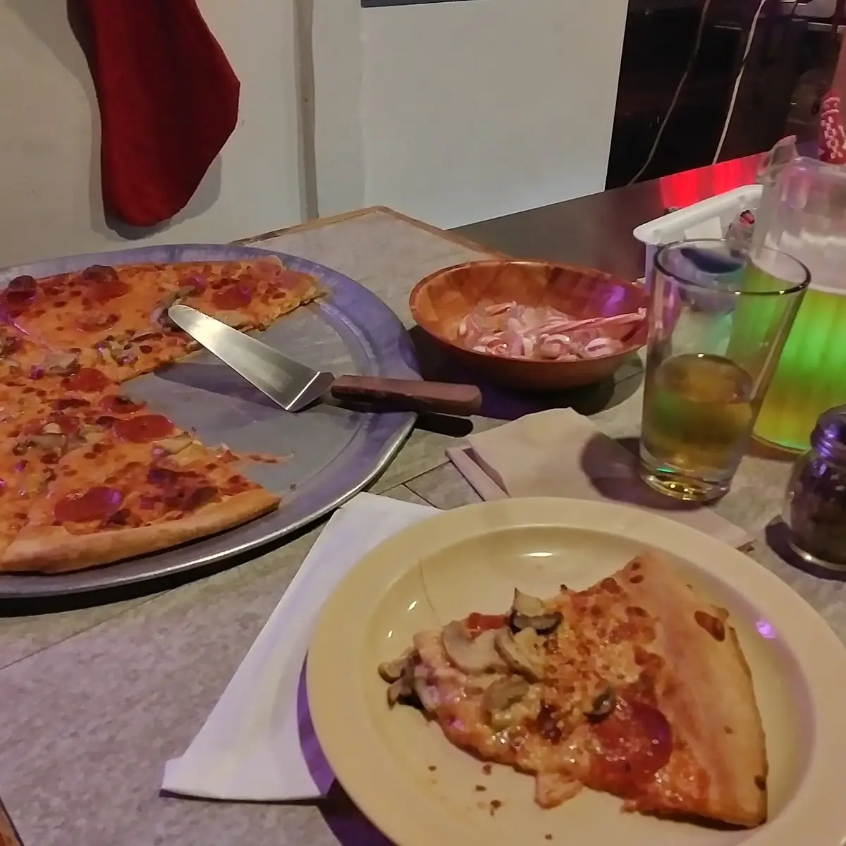 Pepperoni & Mushroom Pizza