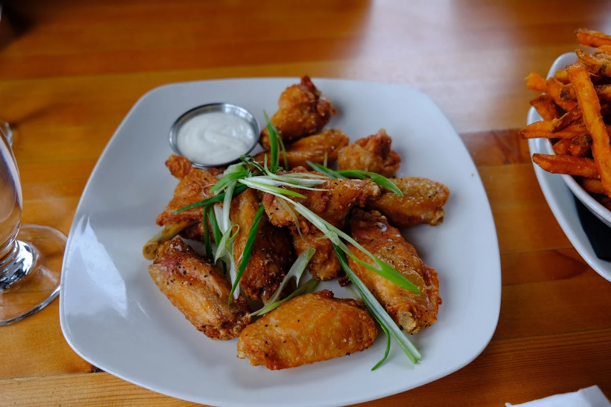 Almost Famous Chicken Wings, The Wood Restaurant & Lounge