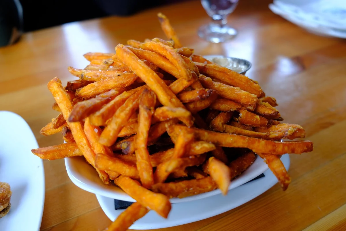 Crispy Yam Fries, The Wood Restaurant & Lounge