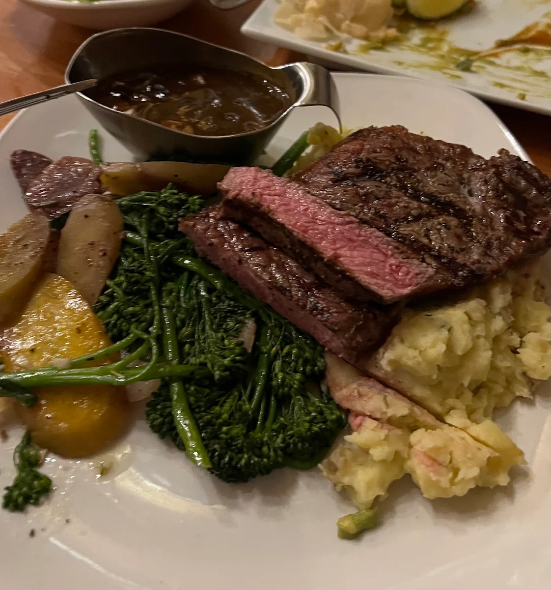 Rib Eye Steak, The Wood Restaurant & Lounge
