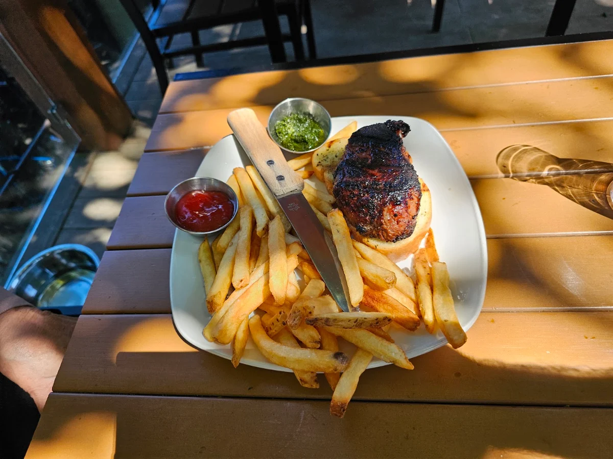 Steak Sandwich, The Wood Restaurant & Lounge