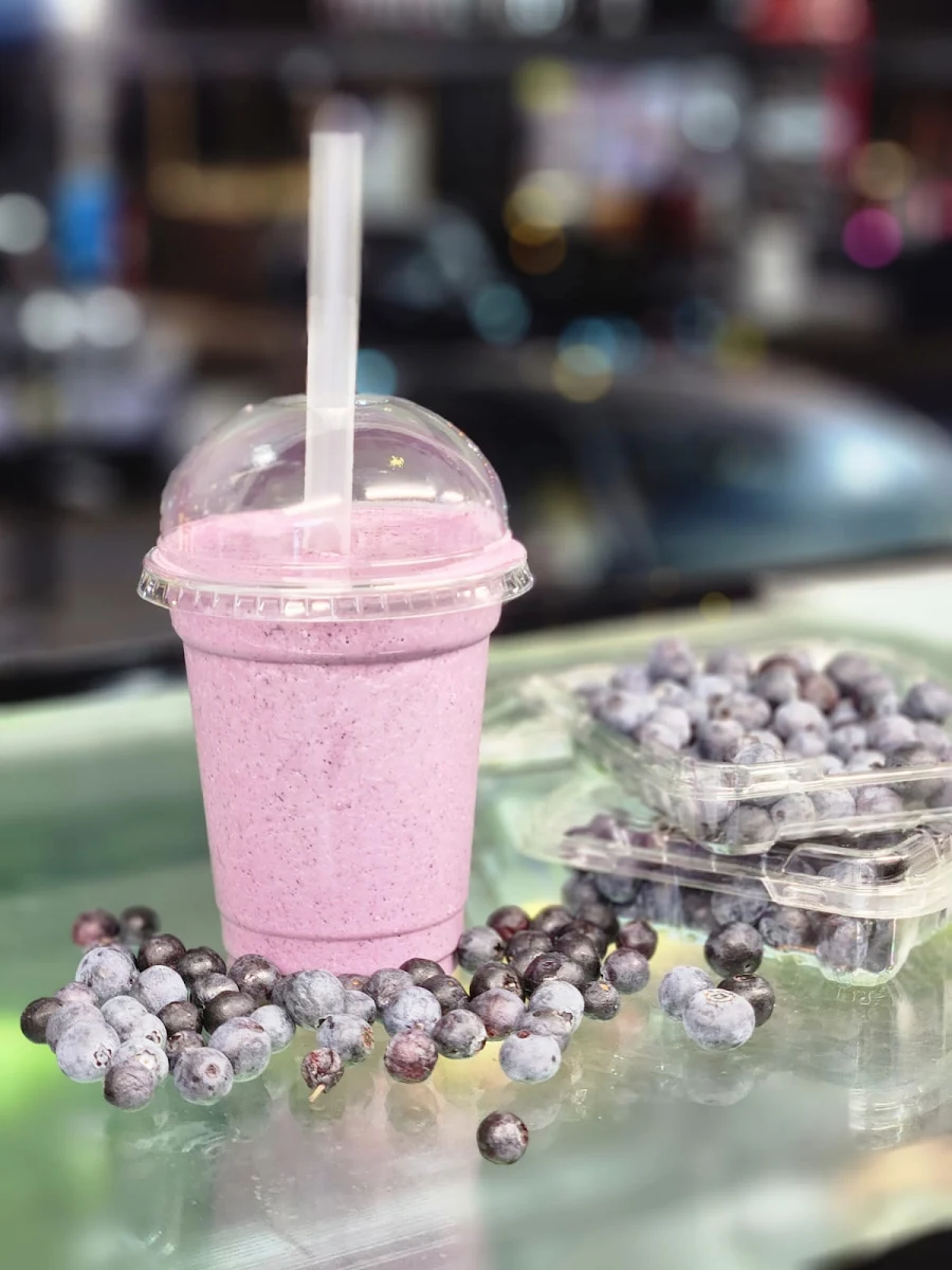 Blueberry Milkshake, The Kebab & Acai Co