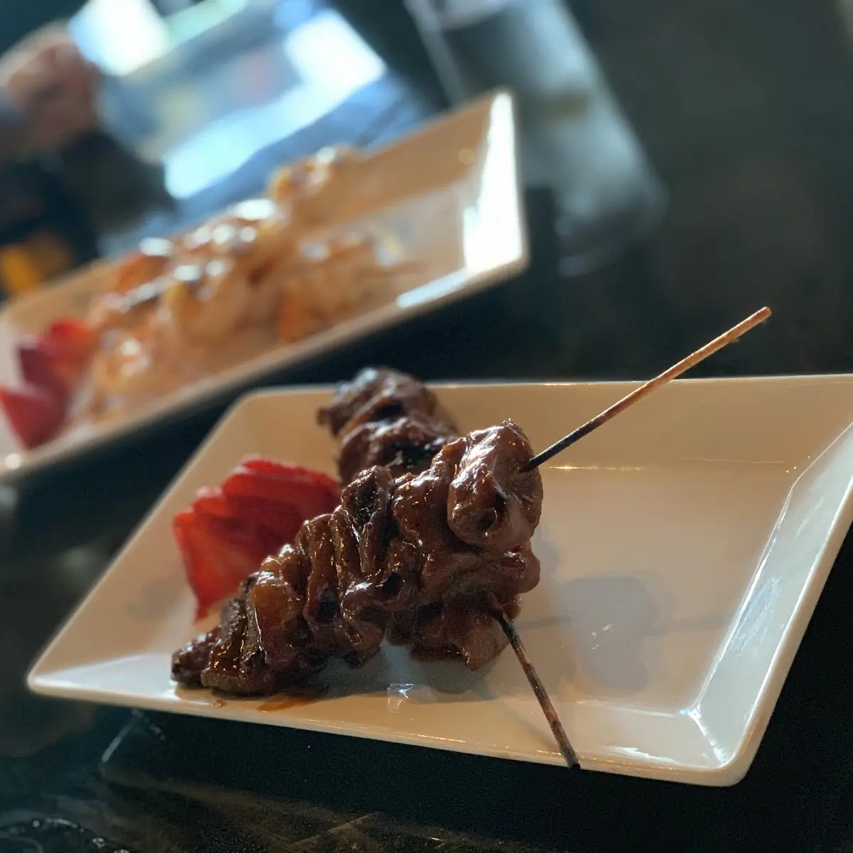 Teriyaki Glazed Steak Skewers
