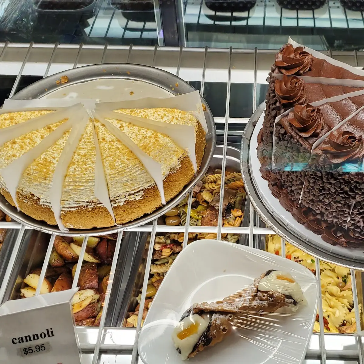 Chocolate Cake and Cheese Cake