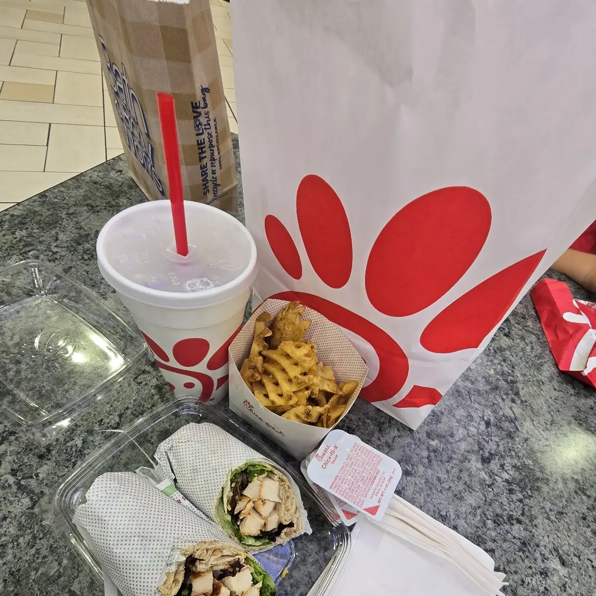 Chicken Wrap Meal
