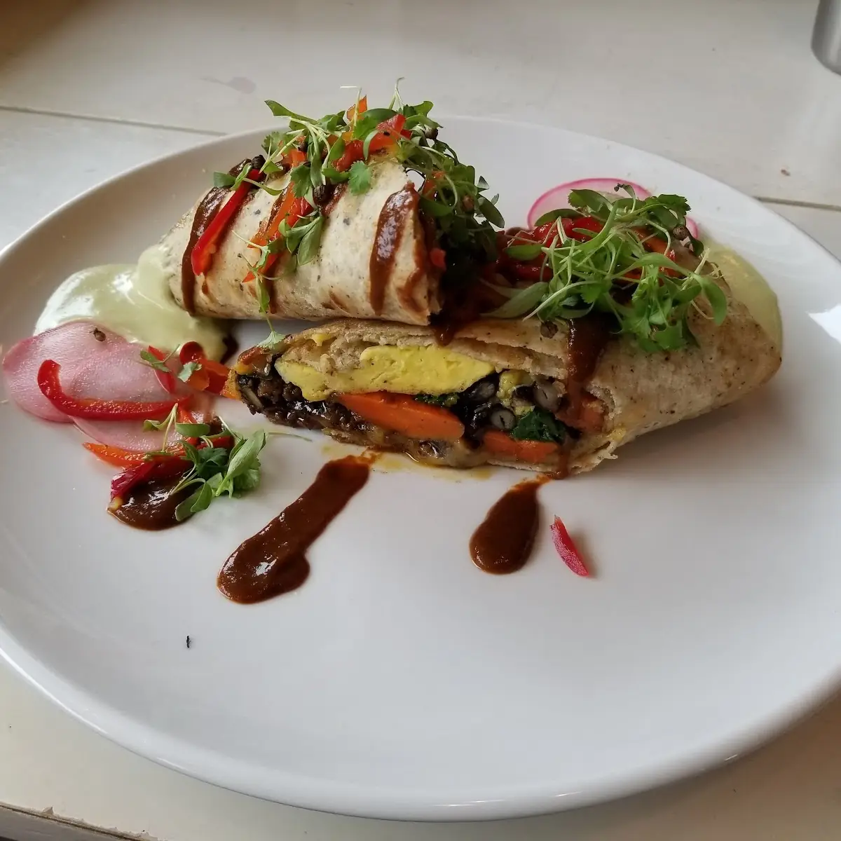 Chicken Chorizo Breakfast Burrito