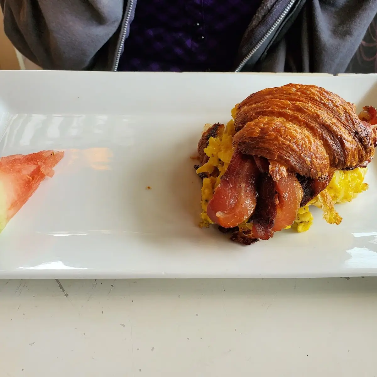 Pork Belly Egg & Cheese Croissant