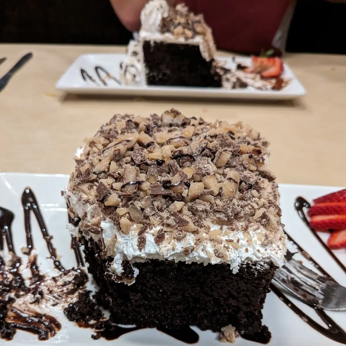 Heath Bar Triple Chocolate Cake