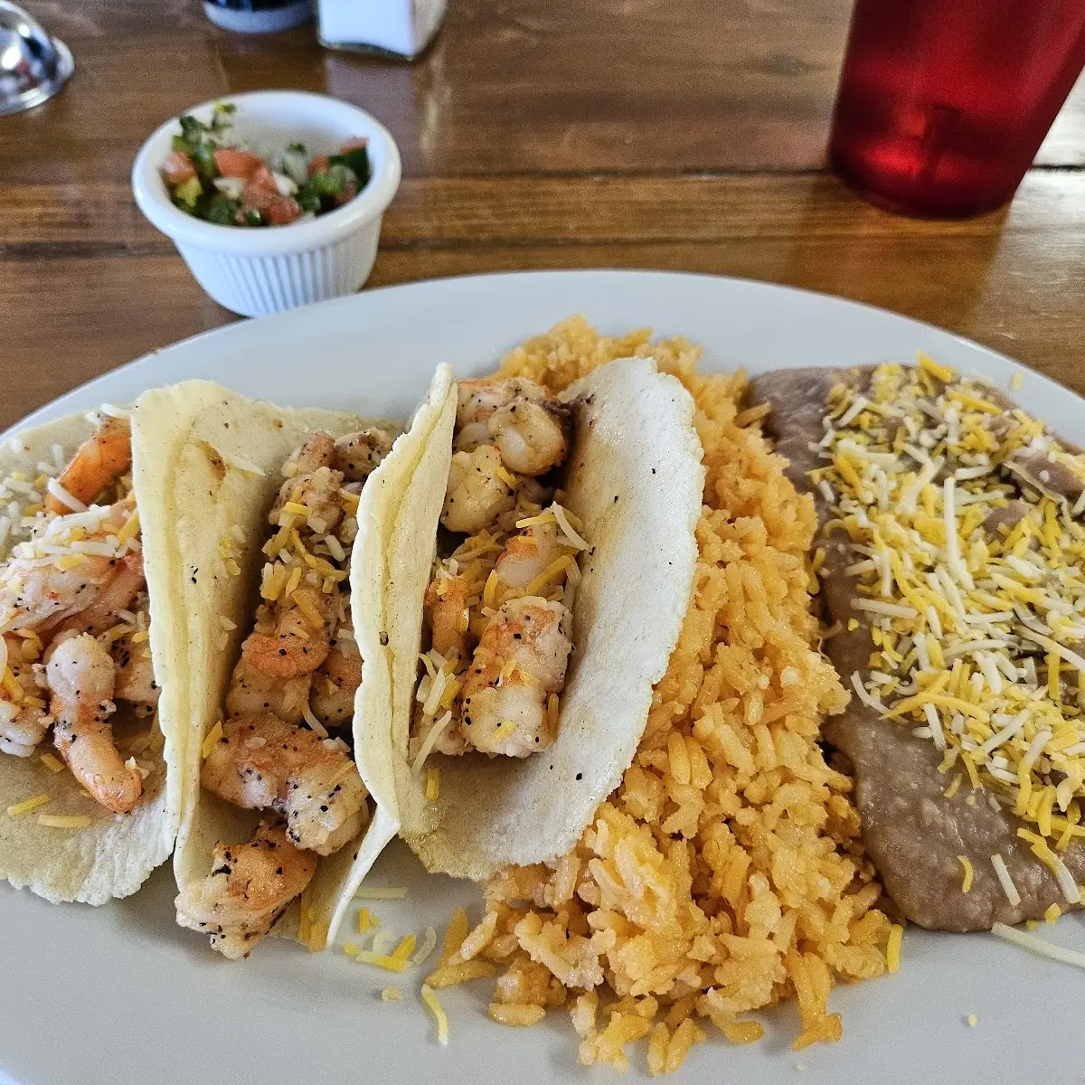 Shrimp Tacos Plate