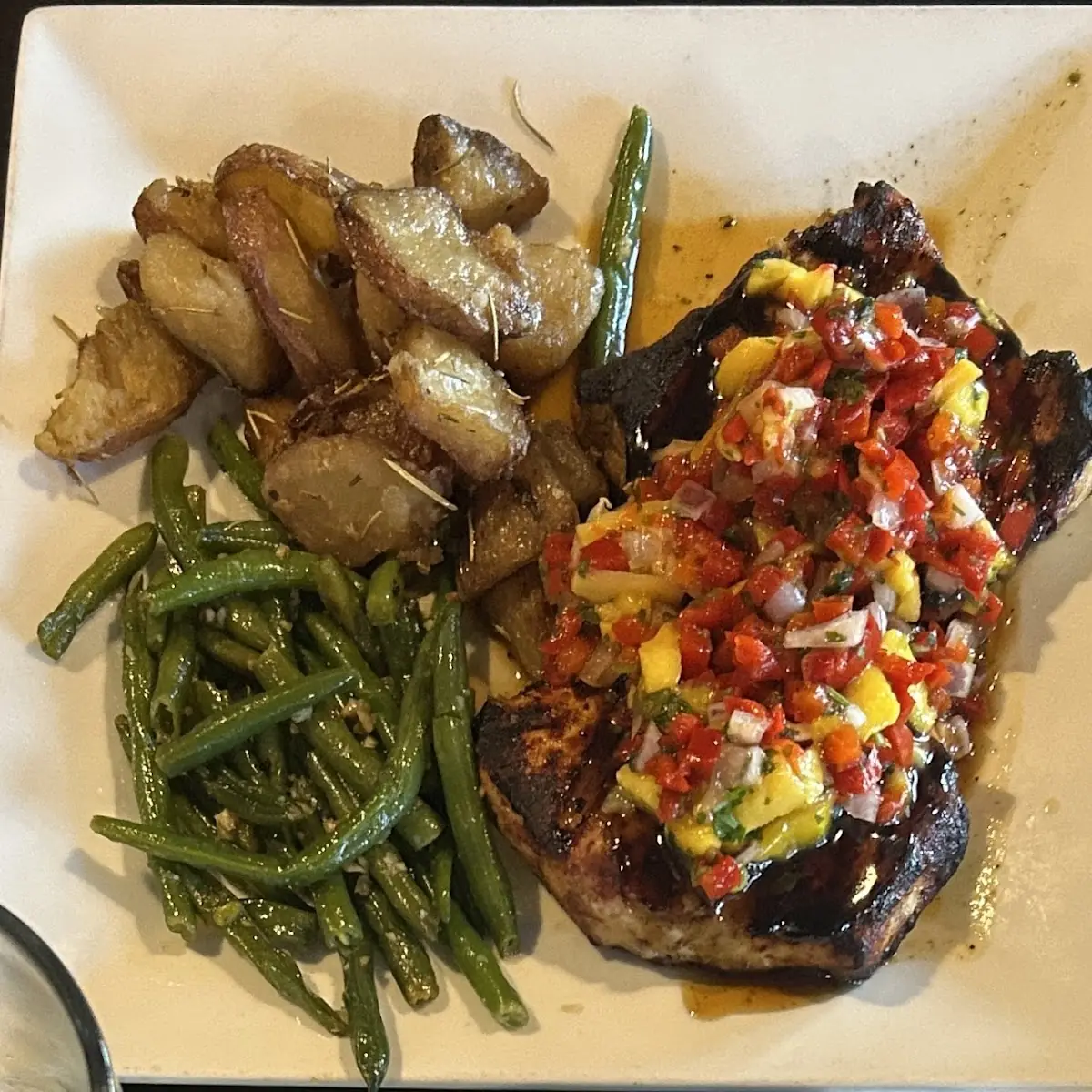 Bourbon Glazed Chops
