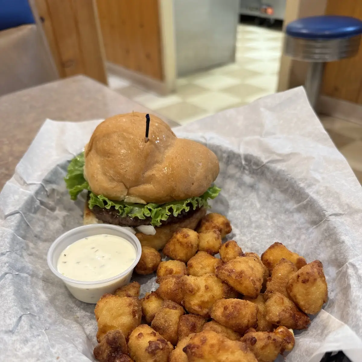 Big Al Burger with Cheese Curds
