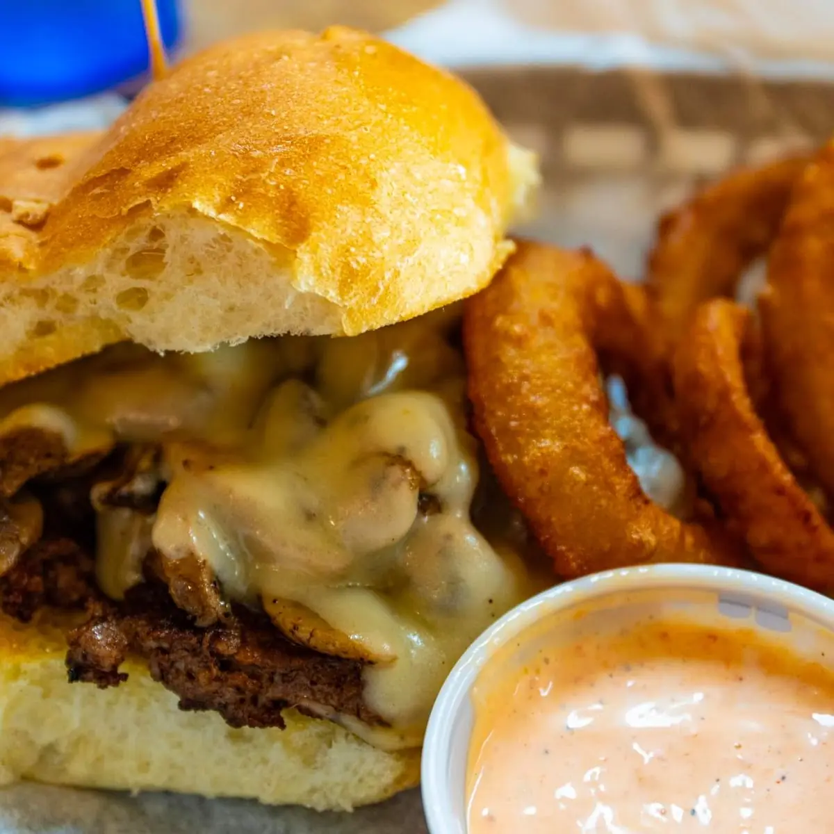 Mushroom & Swiss Burger