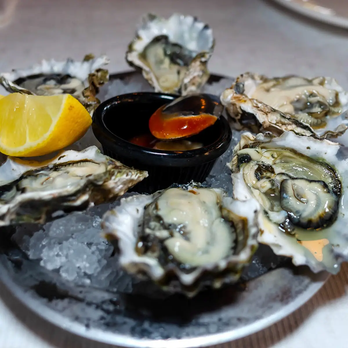 Pacific Oysters on the Half Shell