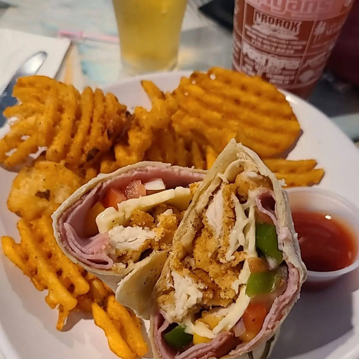 Luau Chicken Wrap