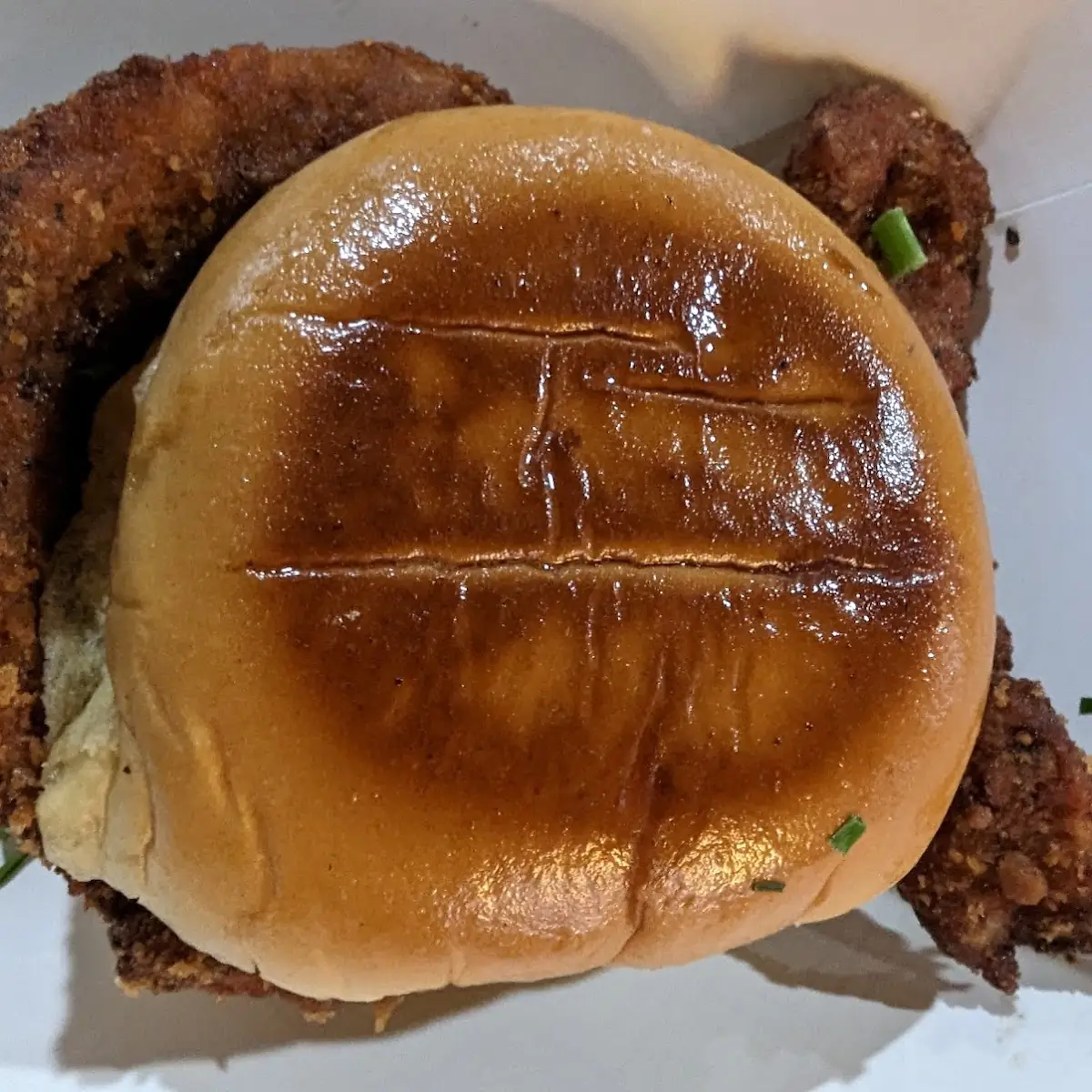 Apple Butter Pork Chop Sando