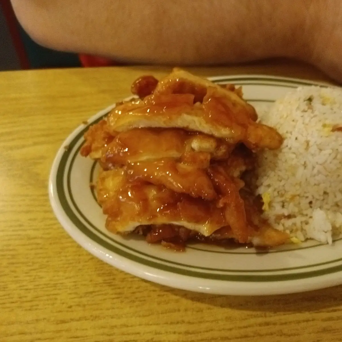Mongolian Chicken and Fried Rice