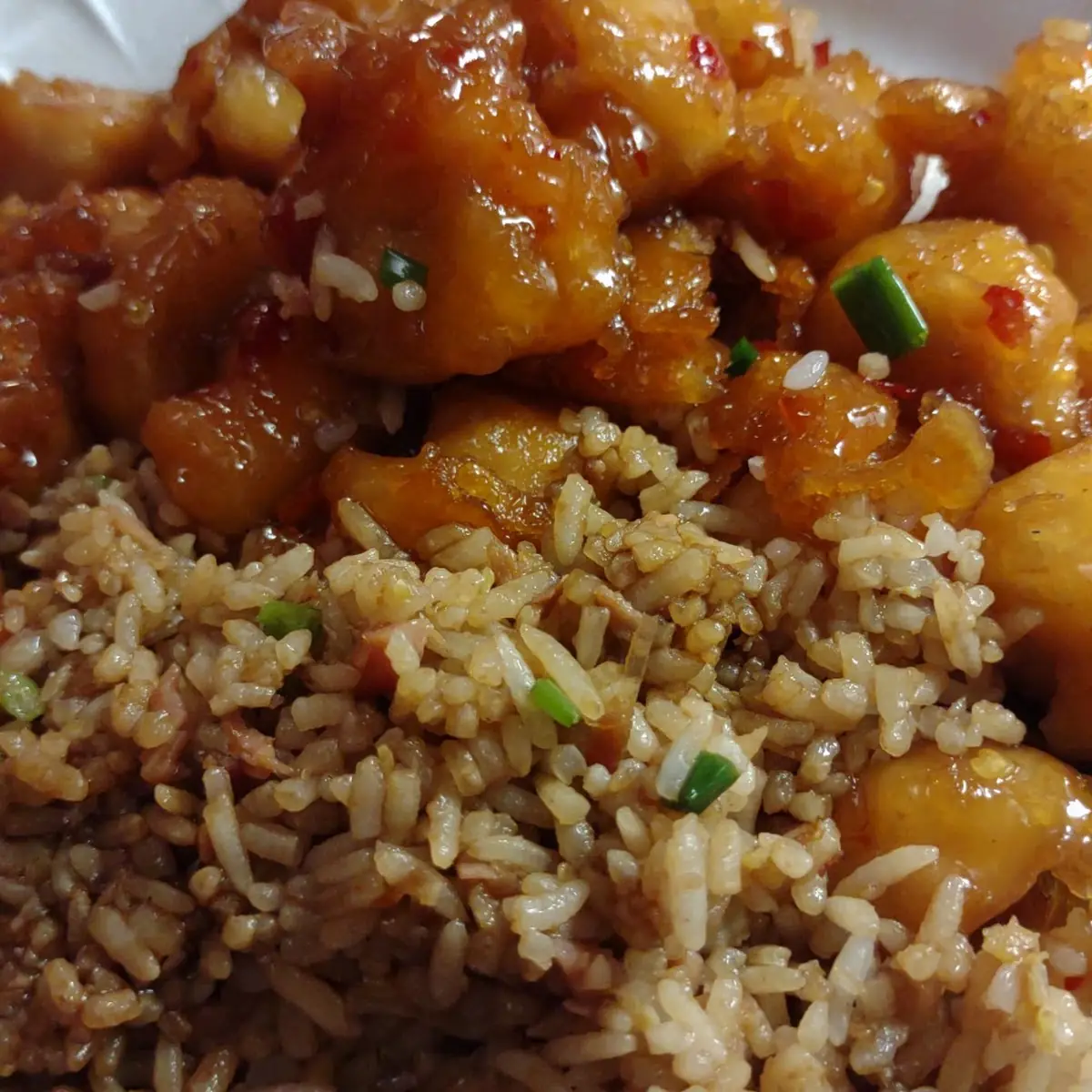 Orange Chicken Fried Rice