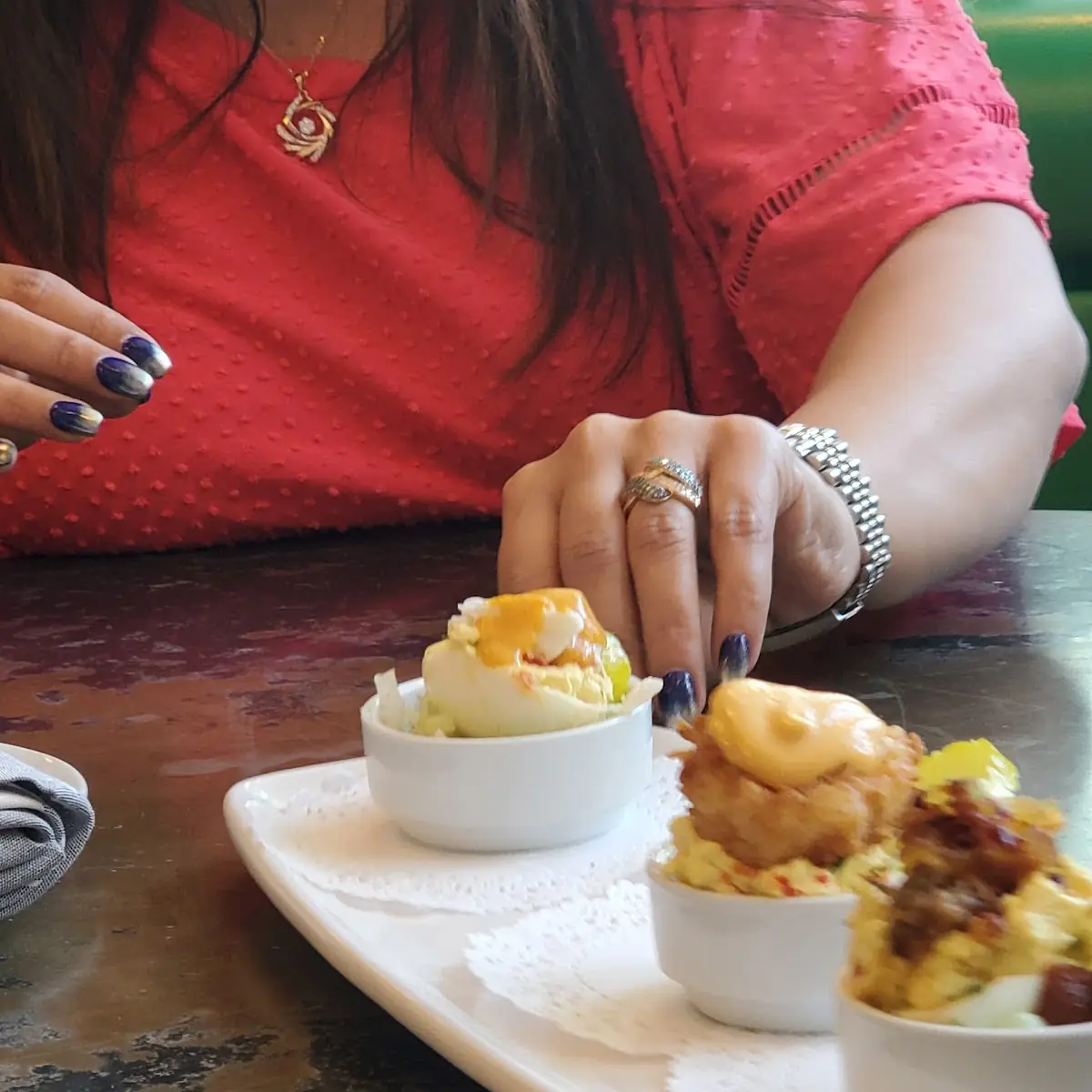 Deviled Eggs & Bacon Jam