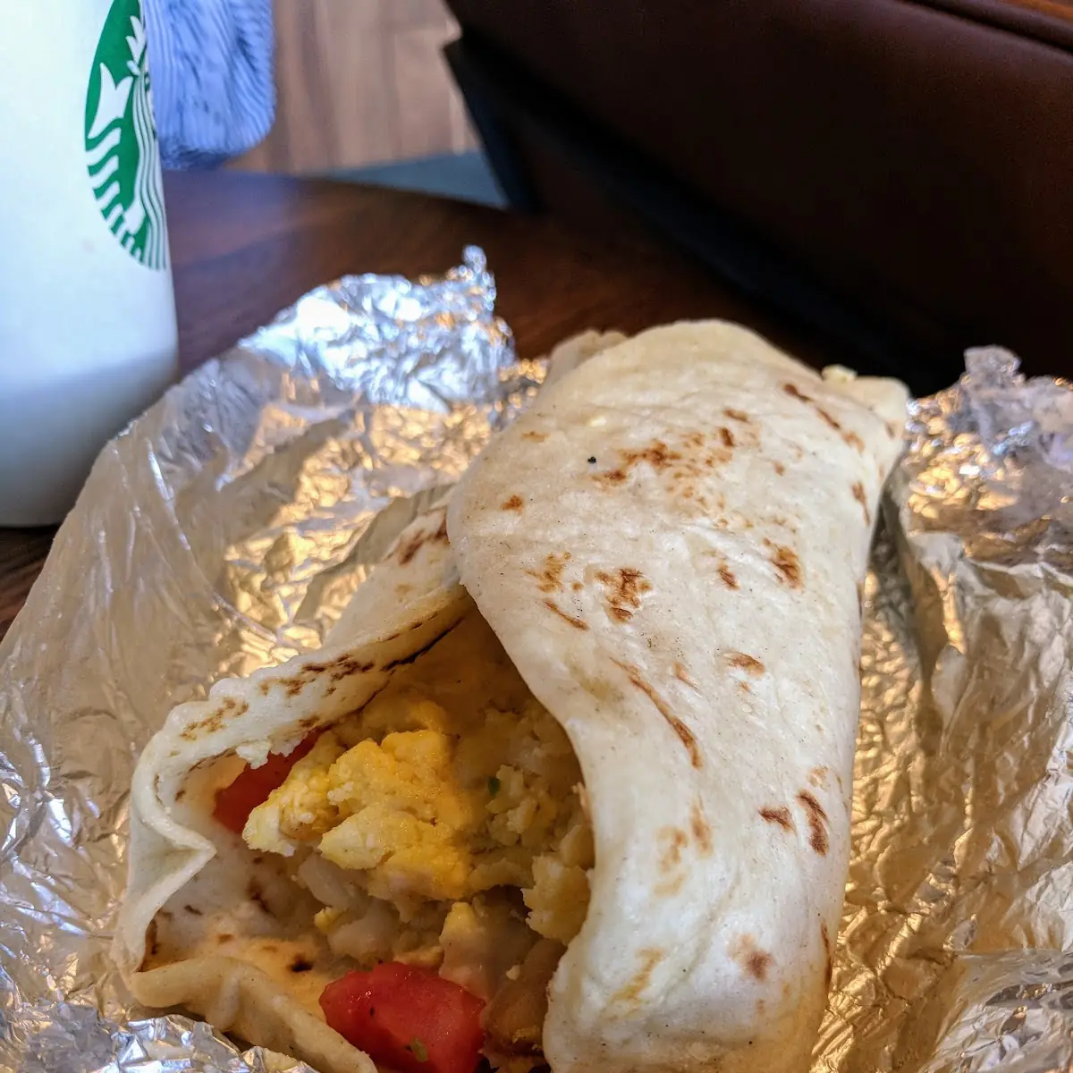 Bacon Sausage & Egg Wrap
