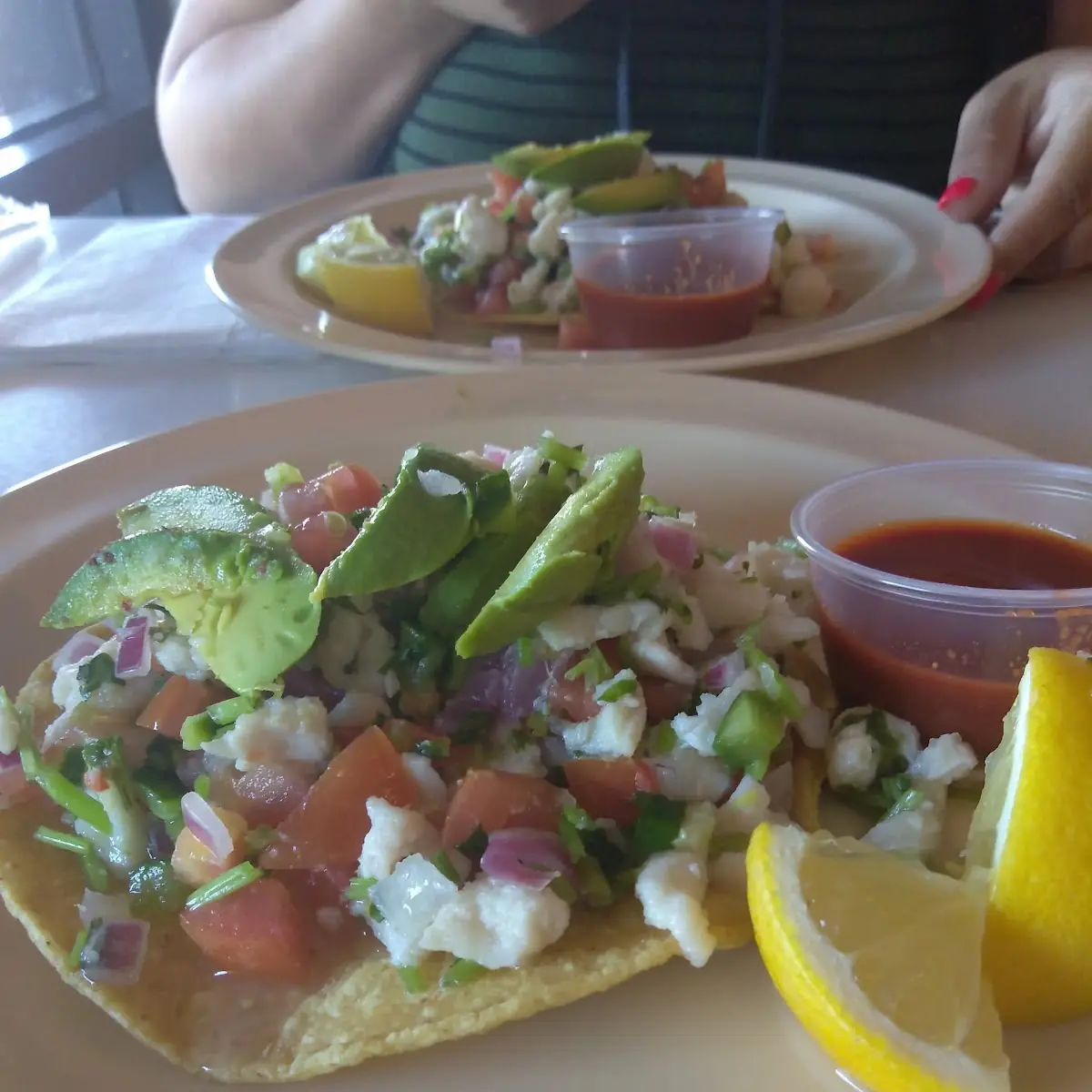 Ceviche Tostada