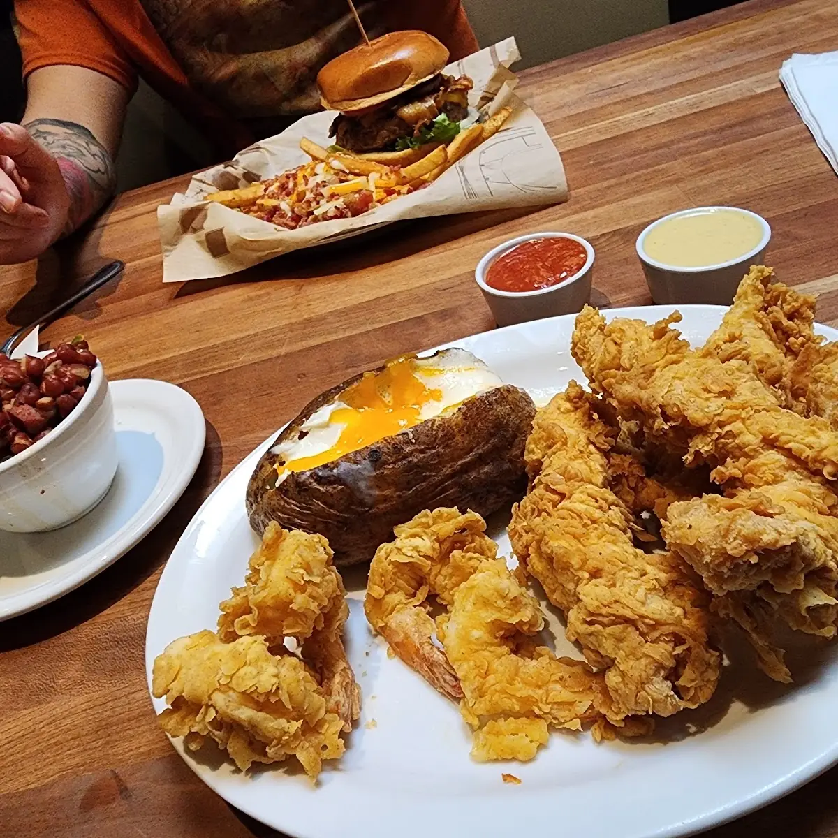Chicken Tenders & Coconut Shrimp