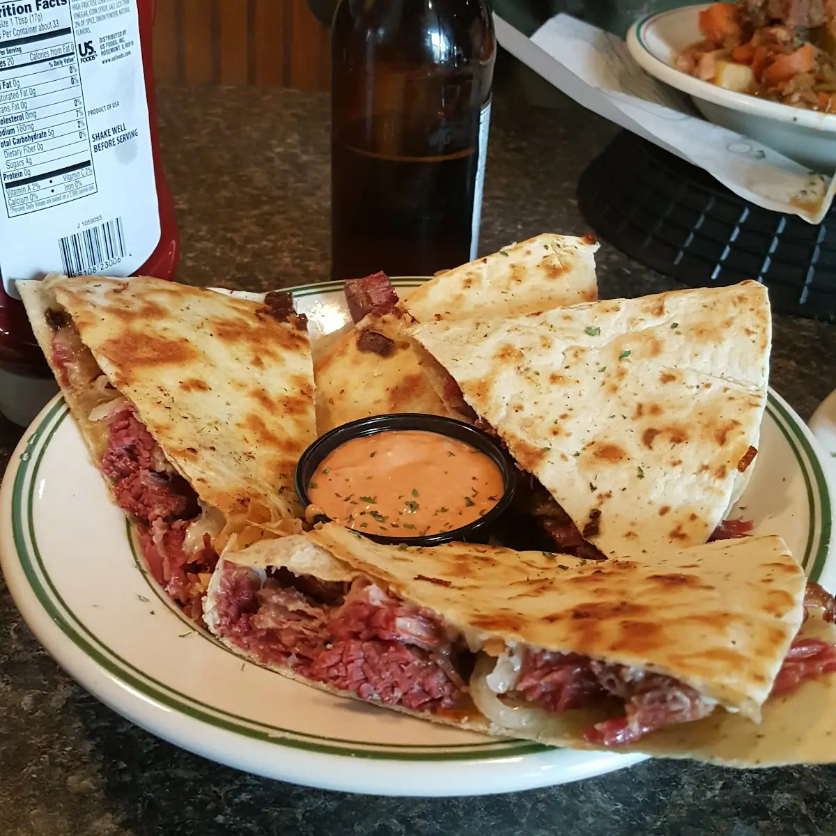 Corned Beef Quesadilla