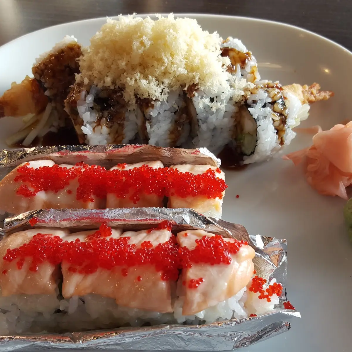 Salmon Pizza Roll