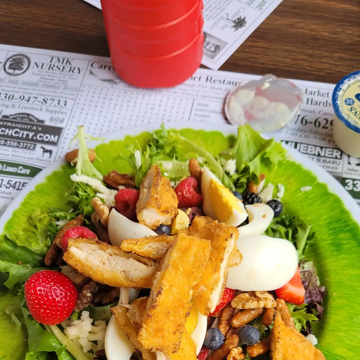 Salad w Crispy Chicken