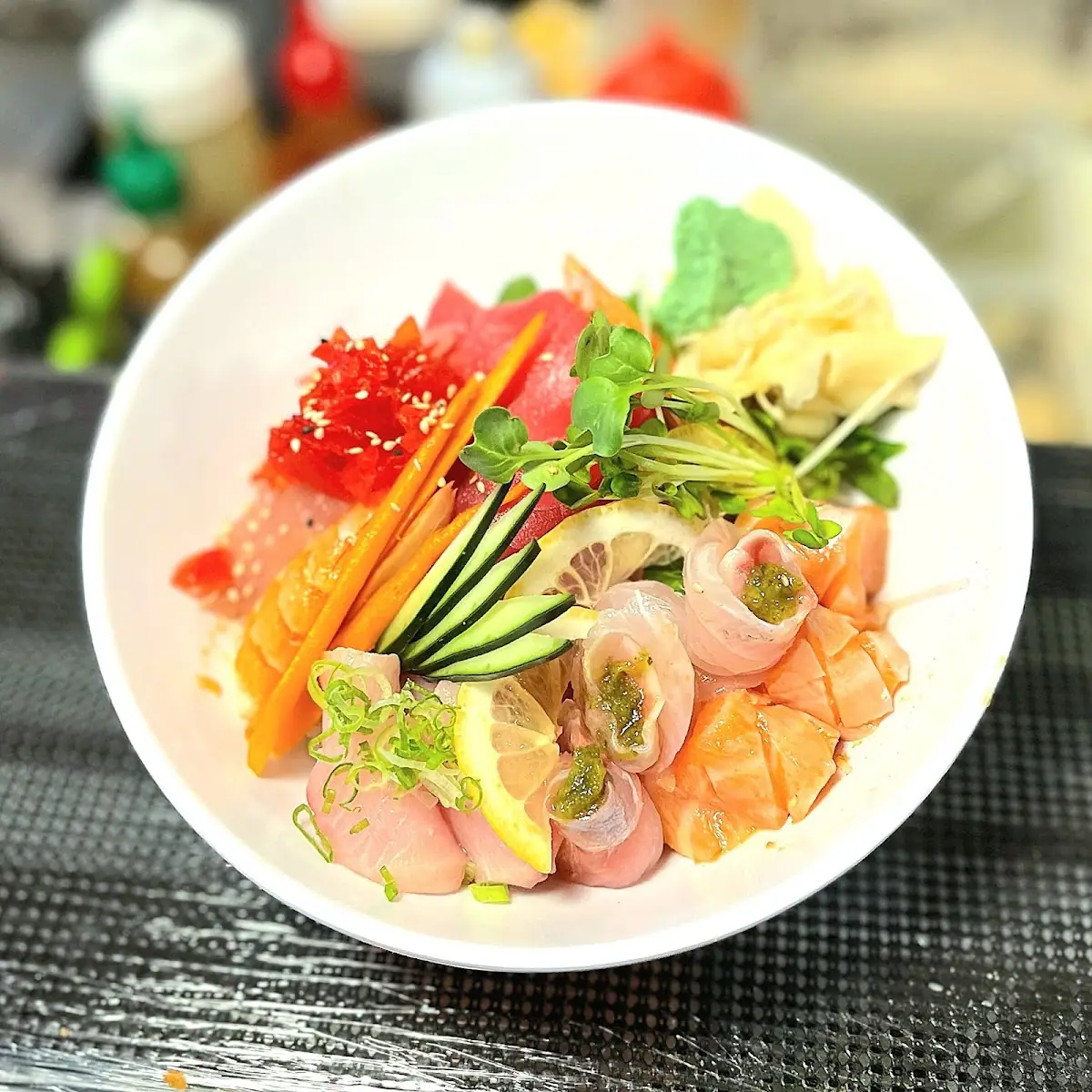 Chirashi Bowl Assorted Sashimi over Sushi Rice