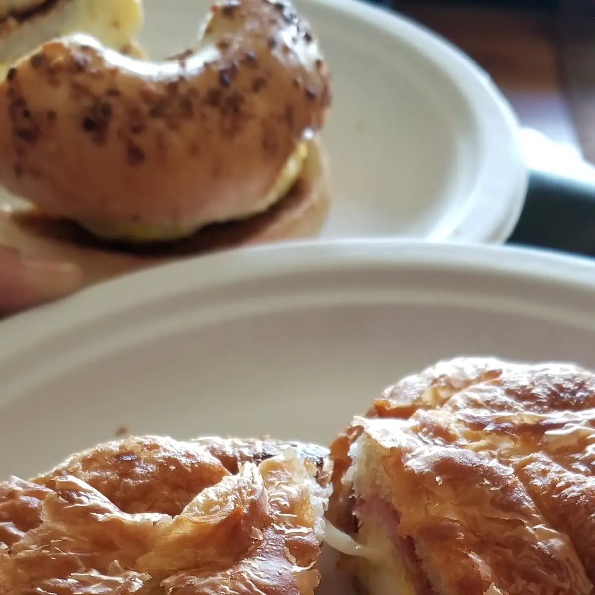 Ham Egg Cheese Croissant Sandwich
