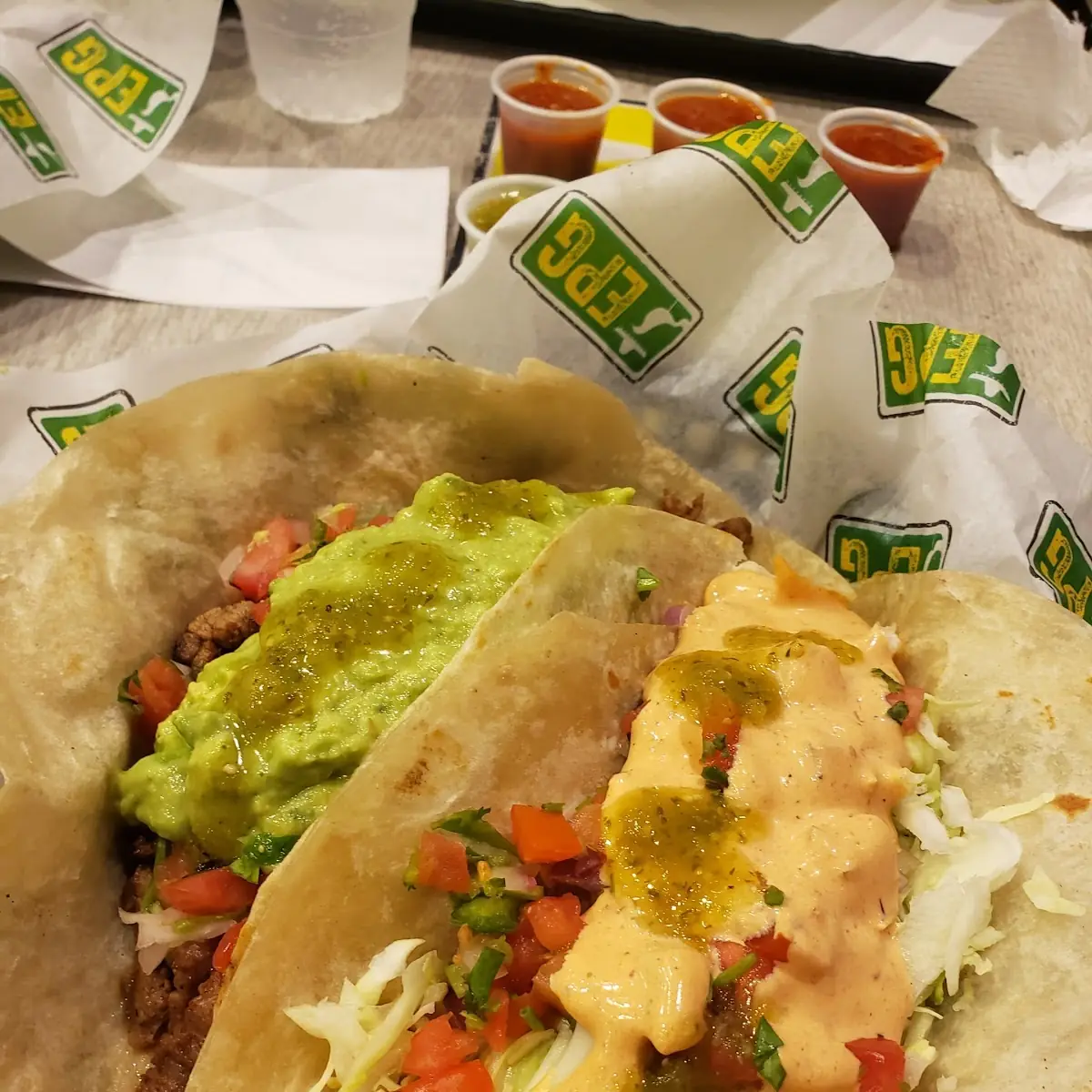 Chicken Taco and Fish Taco