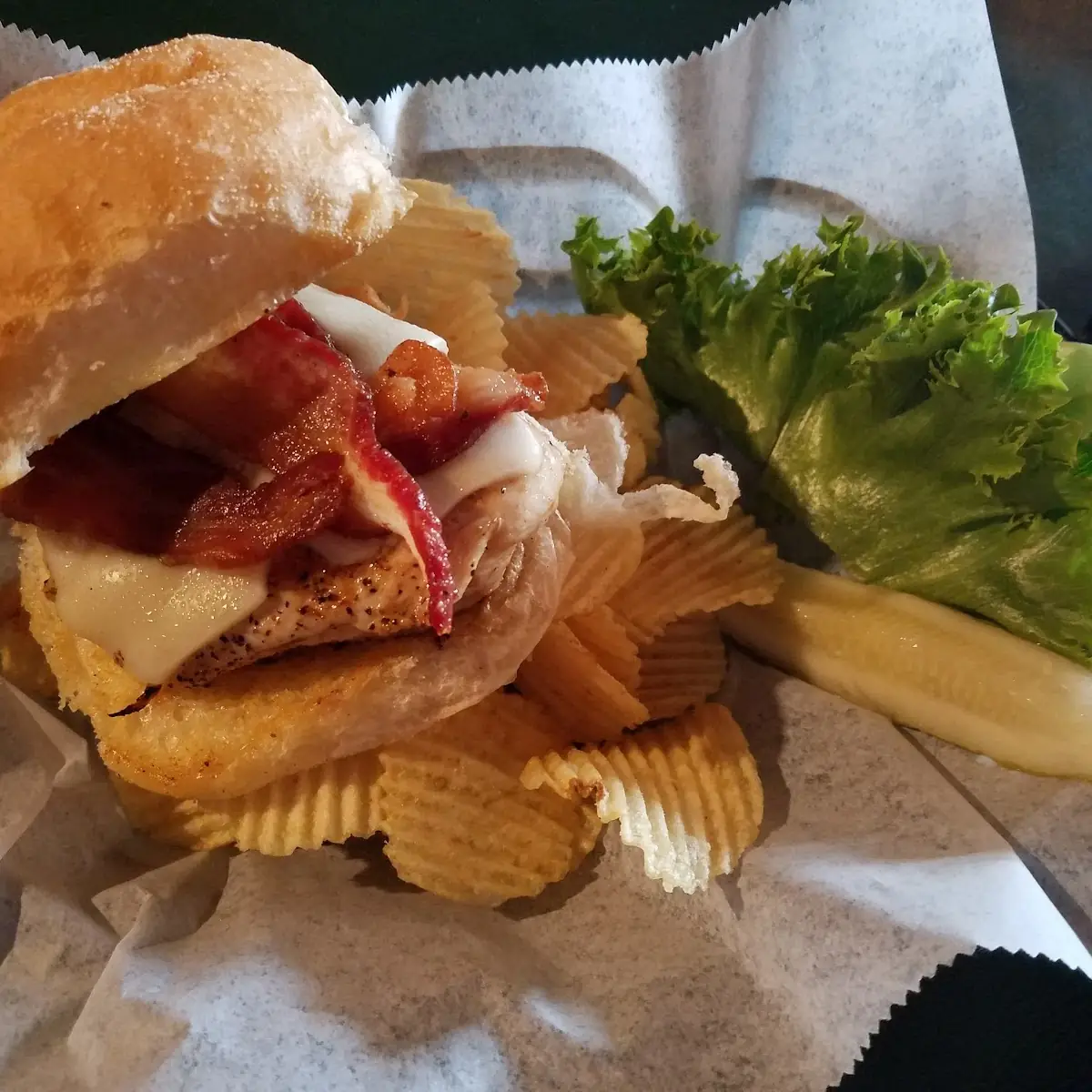 Grilled Chicken Club with Chips